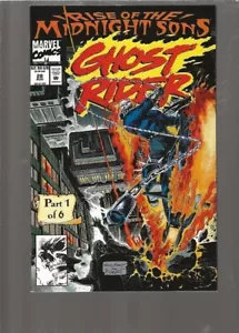 GHOST RIDER 28 - NM + - 1ST MIDNIGHT SONS - - 1990 SERIES - MARVEL COMICS - Picture 1 of 2