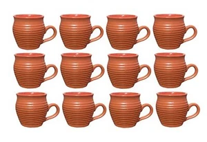 Ceramic Kullad cup 100 ml Set of 12 Cups - Picture 1 of 4