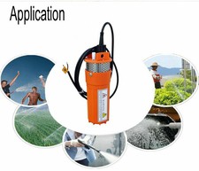 12 Volts Deep Submersible Water Well Pump Solar for 4" Well Pond Watering