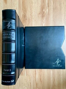 DEUTSCHE POST = "ATELIER -EDITION" = 2003 = KOMPLETT IM ALBUM = MIT SCHWARZDRUCK - Bild 1 von 6