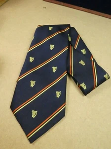 Vintage Tootal Terylene Tie with Irish Harp Design - Picture 1 of 3