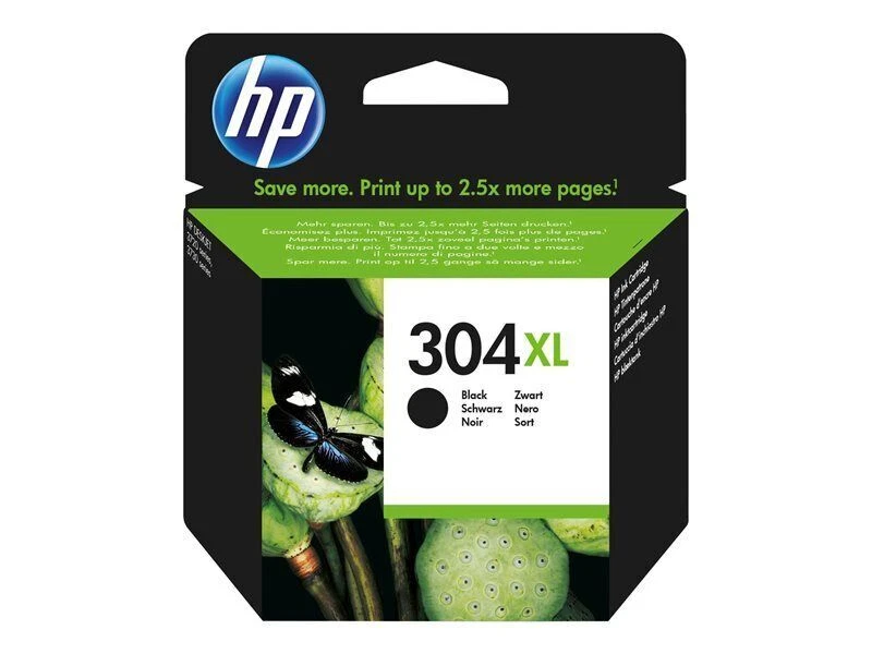HP 304XL Druckerpatrone - Schwarz (N9K08AE)