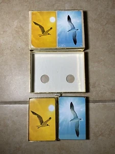 Vintage Congress Playing Cards Double Deck Birds In Flight Complete - Picture 1 of 2