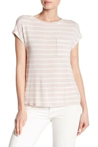 Camiseta de mujer H By Bordeaux 153643 cuello redondo bolsillo a rayas talla Grande - Imagen 1 de 2