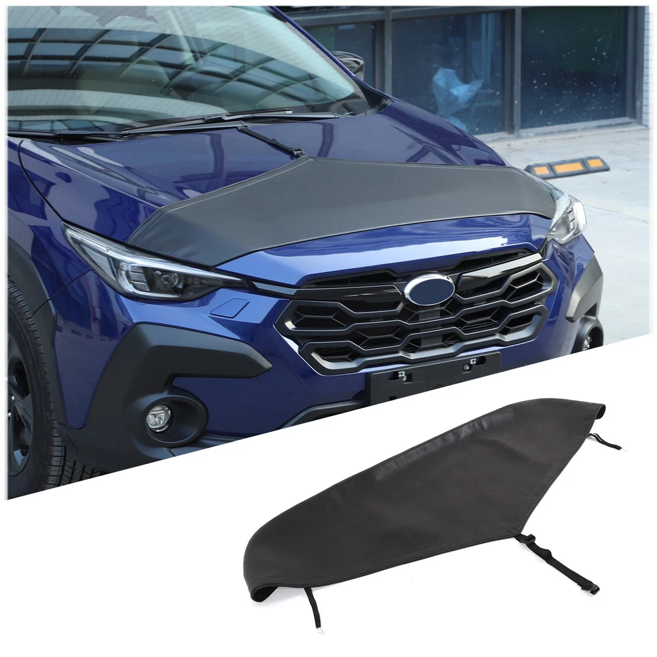 Front End Bumper Hood Mask Bra Cover Fits For Subaru Crosstrek 2024 2025 Lether - Image 1 of 4