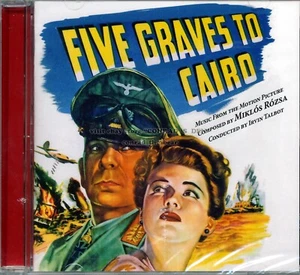 Miklos Rozsa "FIVE GRAVES TO CAIRO" score Intrada Ltd-ed CD SEALED sold out - Picture 1 of 2