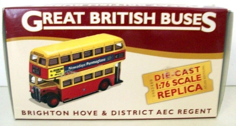 ATLAS 1/76 - 4 655 110 BRIGHTON HOVE & DISTRICT AEC REGENT - Photo 1/1