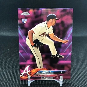 2018 TOPPS CHROME UPDATE PINK REFRACTOR Jesse Biddle HMT10 - Picture 1 of 2