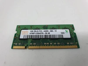 Dell Inspiron 1545 RAM Memory 1GB 0PP102 DDR2 PC2-6400S Hynix HYMP112S64CP6-S6 - Picture 1 of 7