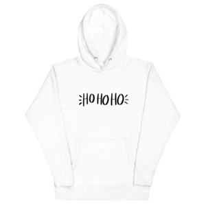 Unisex Cotton Heritage Hoodie Ho HO HO Christmas M2580 - Picture 1 of 4