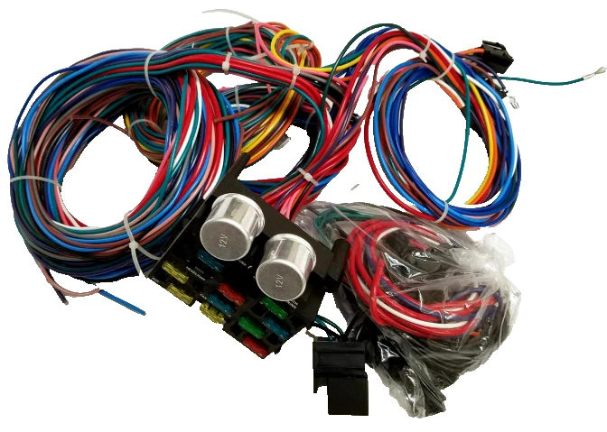 Kit de arnés de cableado de 12 circuitos Ford Car Truck 1949-1956 Street Rod modelo B Foto 1 de 4