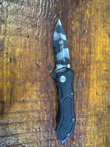 Smith And Wesson Urban Titanium Camo Homeland Security Folding Knife. (124) - Picture 1 of 11