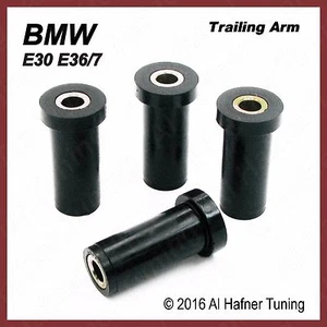 BMW E30 E36/7 Urethane Trailing Arm Bushing Set 33 32 9 061 945 - Picture 1 of 2
