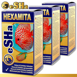 eSHa 3 x 20 ml Hexamita | gegen Lochkrankheit bei Diskus und Chiliden