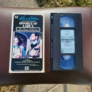 Divorce Of Lady X 1938 VHS 1987 Merle Oberon Laurence Olivier Color Goldwyn - Bild 1 von 6