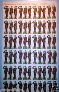 sd 15 SOLDATINI DI CARTA - Marca Stella -Esercito Italiano - N°20 Fanteria - Foto 1 di 1