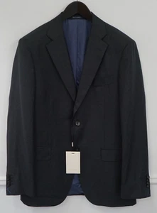 Blazer uomo Suitsupply Napoli grigio antracite REDA pura lana 102 EU52L UK/US42L - Foto 1 di 8