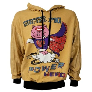 Dolce & Gabbana Año del Cerdo Sudadera con Capucha Dorada Talla 46 Algodón Seda - Imagen 1 de 13