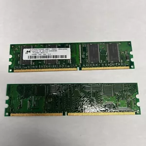Micron MT4VDDT3264AG-40BC1 256MB PC3200U-30331-C1 DDR 400 CL3 - Picture 1 of 2