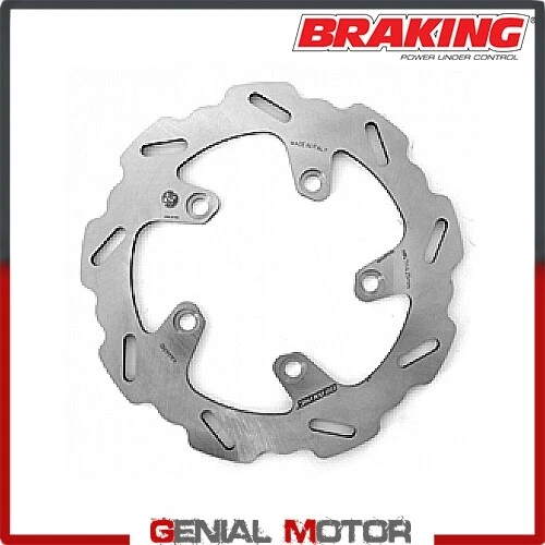 YA44RID Disco Freno Posteriore DX Braking W-FIX per YAMAHA FZ6 S2 2007 > 2008 Foto 1 de 2