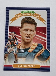2020 Panini Donruss Buster Posey Diamond Kings #2 San Francisco Giants