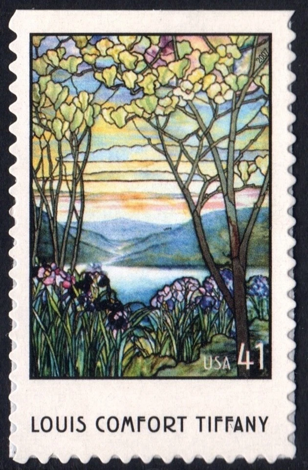 US #4165 MNH 2007 Louis Comfort Tiffany Glass - Image 1 of 1