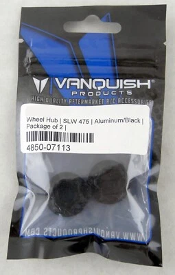 SLW 475 Wheel Hub, Black Anodized (2-Pk) - Vanquish #VPS07113 - Image 1 of 3