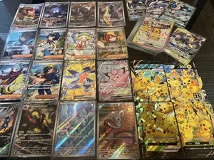 Lote de 200 cartas coleccionables Pokémon SR AR Kira Cards Pikachu Charizard Venusaur - Imagen 1 de 8