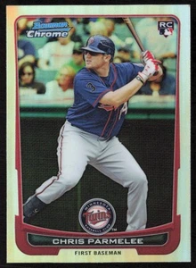 2012 Bowman Chrome #137 Chris Parmelee Rookie REFRACTOR - FREE SHIPPING - Picture 1 of 2