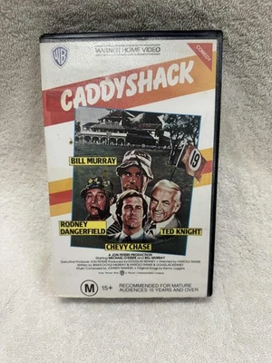 Caddyshack (VHS, 1980) PAL - Chevy Chase, Rodney Dangerfield, Bill Murray B19 - image 1 of 3