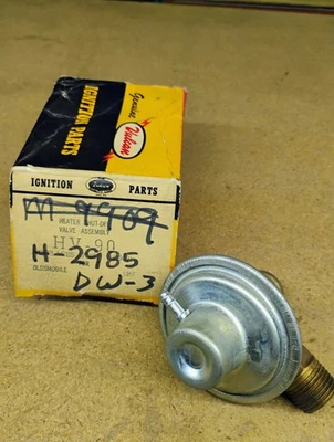 Everco H2985 NORS Heater Valve 1958-1964 Oldsmobile 88 98 Starfire - Изображение 1 из 4