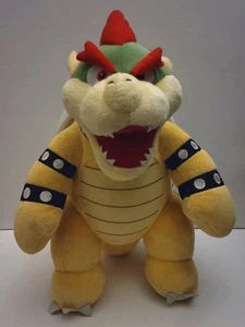 Bowser Super Mario Bros Peluche Morbido Costruisci un Orso Edizione Officina Combina P&P - Foto 1 di 11