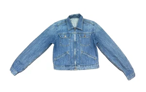 ๐ Vintage 1980s Gap Womenโs Iconic Cropped Denim Jacket โ Blue โ Small ๐ - Picture 1 of 11