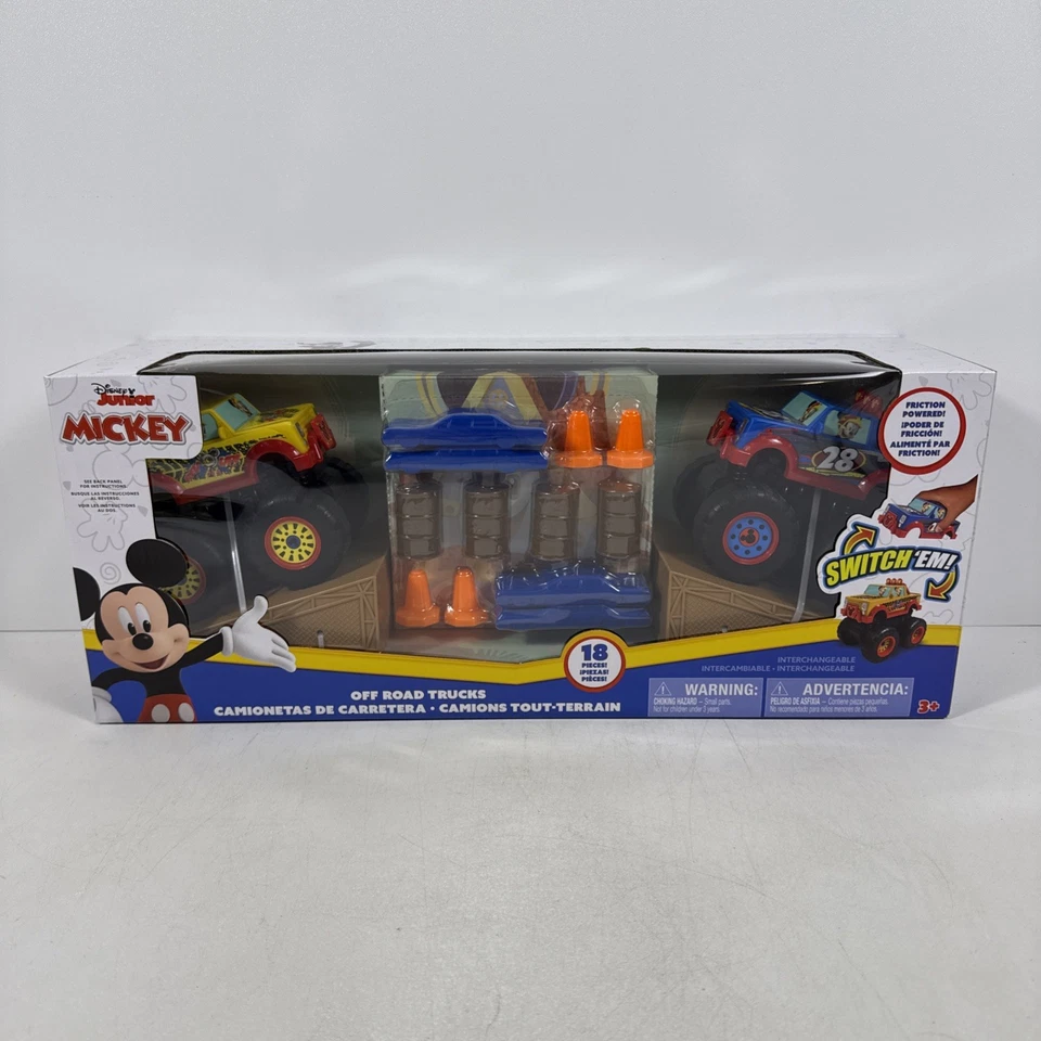 Disney Junior Mickey 18 Pc Off-Road Monster Truck Playset - Image 1 of 4