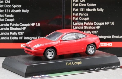 Kyosho 1/64 Fiat & Lancia Colección Fiat Cupé (Tipo 175) 1993 Rojo Foto 1 de 4