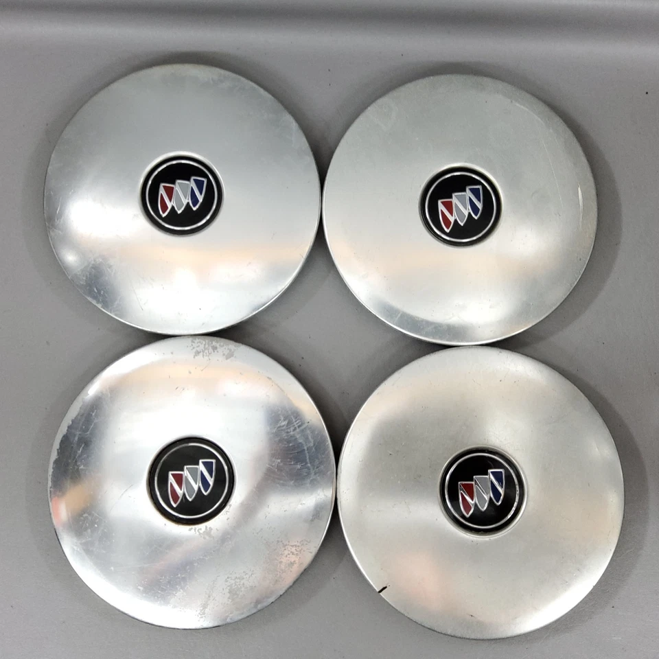 91-96 Buick Park Avenue tampas de centro de roda prata 25605038 conjunto de F4 - Imagem 1 de 4