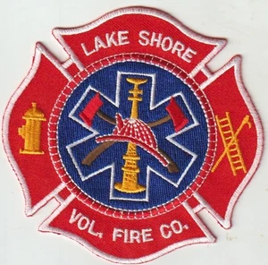 Lake Shore NY Volunteer Fire Co. patch ship from Australia - Picture 1 of 1