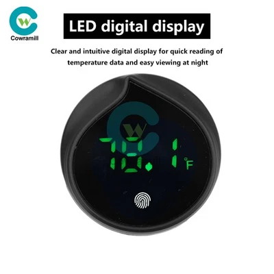 Aquarium Digital Thermometer LED Fish Tank Temperature Gauge with Touch Screen - Image 1 of 4