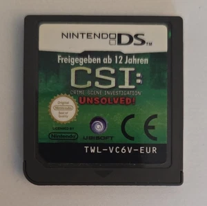 Nintendo Ds Spiel CSI ungelöst für Ds Dsi 2ds 3ds Xl Konsole - Bild 1 von 1