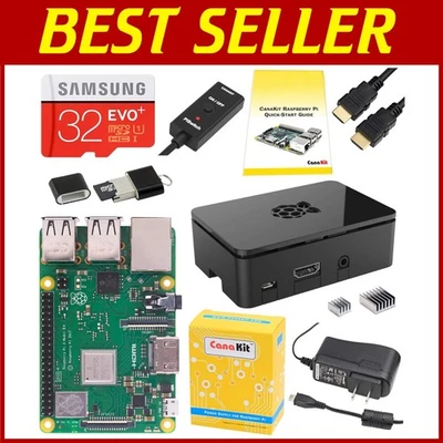 Kit de inicio para Raspberry Pi 3 B+ B Plus edición 32 GB Foto 1 de 4