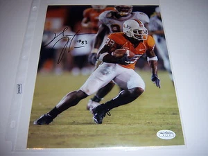 SINORICE MOSS MIAMI HURRICANES JSA/COA SIGNED 8X10 GLOSSY PHOTO - Picture 1 of 1