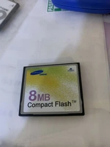SAMSUNG 8MB COMPACTFLASH CF Memory Card - Picture 1 of 2