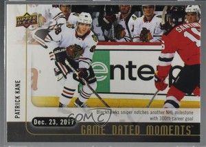2017-18 Upper Deck Game Dated Moments 1st Period Patrick Kane #29
