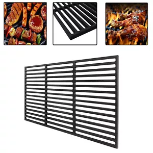 BBQ Grillrost Gußeisen Grillgitter Gussrost Grillaufsatz Rechteckig 54 x 34 cm - Bild 1 von 12