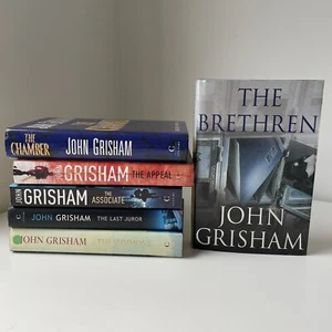6 x John Grisham Bulk Lot 5 Hardcover Book 1 Paperback The Brethren The Chamber - Picture 1 of 18