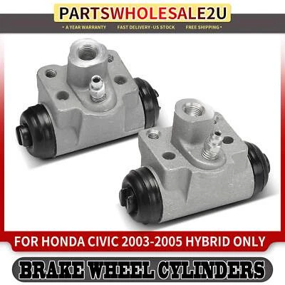 2 piezas cilindros de rueda de freno de tambor lateral trasero para Honda Civic 2003 2004 2005 híbrido Foto 1 de 4