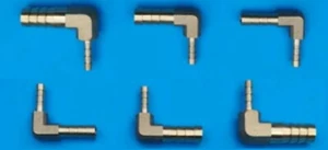 Raccordo connettore riduttore barra tubo gomito ottone da 4mm a 6mm 8mm 10mm unione BB L - Foto 1 di 1