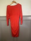 Coast Laurie Jersey Shift Dress Red Uk16 Bodycon classic MW002 party 