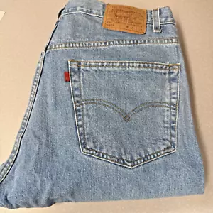 Levi's 505 Vintage Regular Fit Straight Leg Jeans Herren 38x34 Orange Tab - Bild 1 von 9