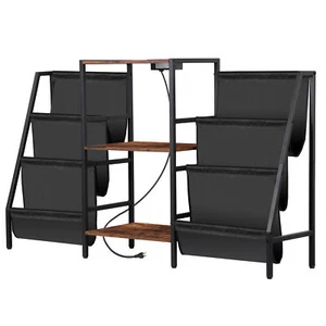 Sturdy Record Player Stand with 3-Tiers Vinyl Storage Shelf Holds 280 LP Records - Picture 1 of 10